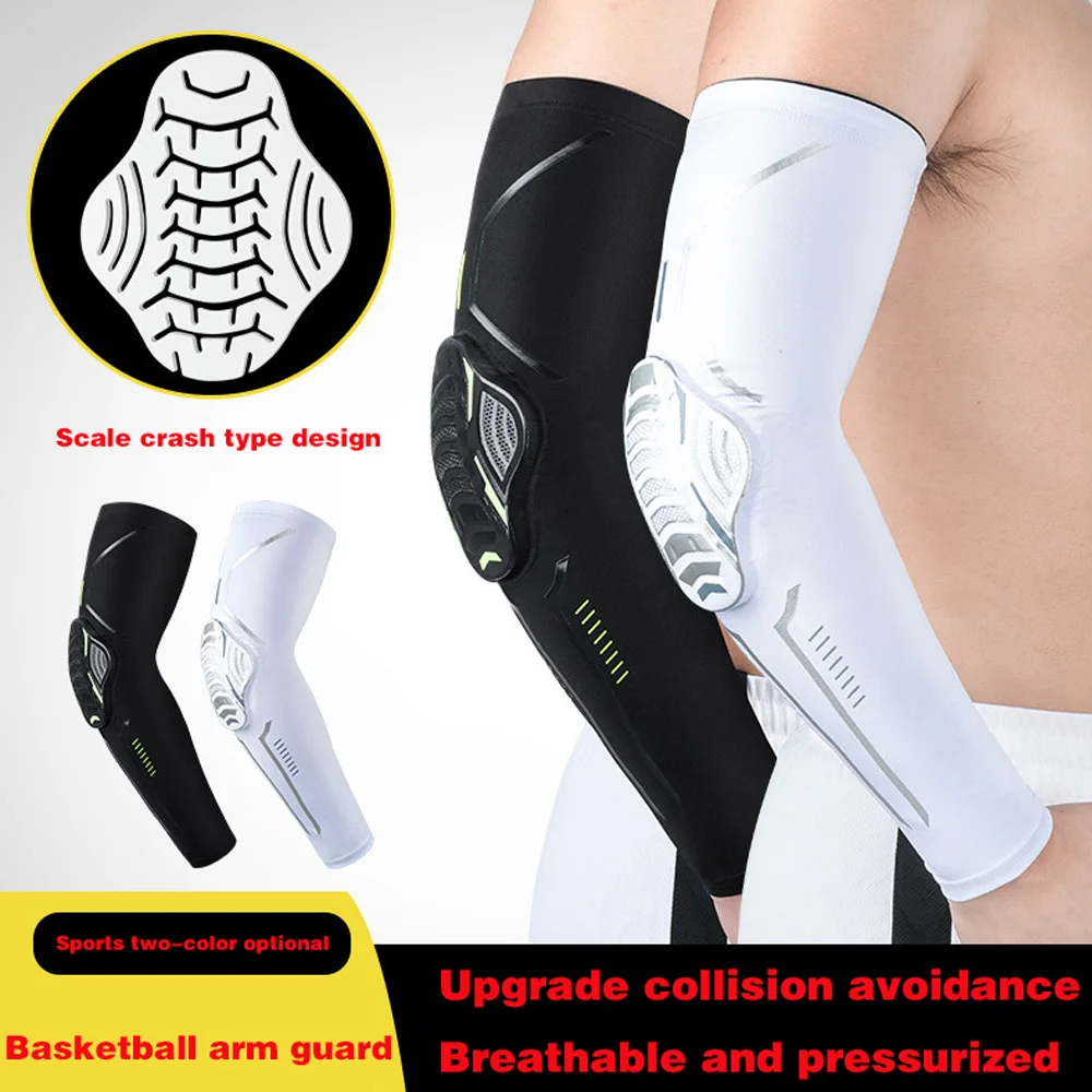 

1Pcs Sports Arm Sleeves Honeycomb Anti-Collision Joints Outdoor Basketball Football Mountaineering Riding Sports Elbow Pads