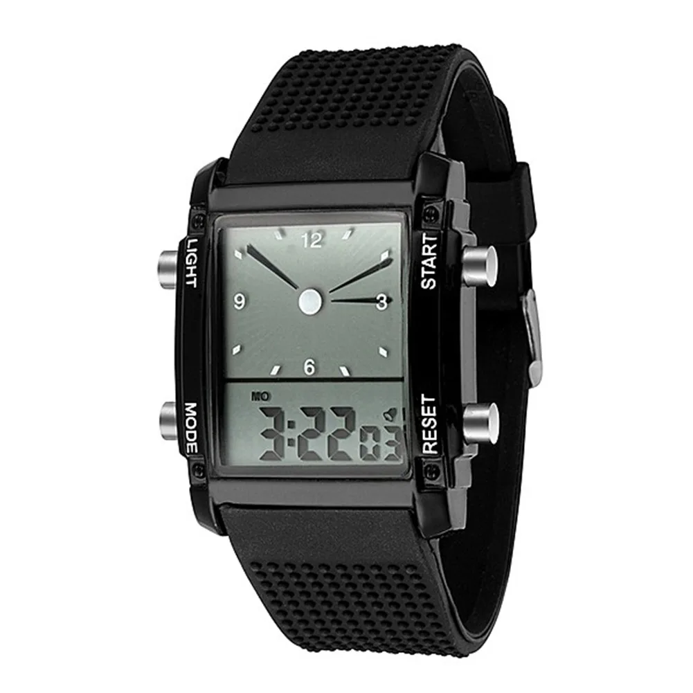 

New Fashion Digital Electronic Women Men Watches Unisex Waterproof Digital Watches Dual LCD Chronograph Quartz Sport Wrist