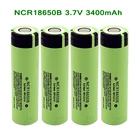 Аккумулятор NCR18650B, 3,7 в, 3400 мА  ч, литий-ионный аккумулятор 18650 для фонарика, внешнего аккумулятора