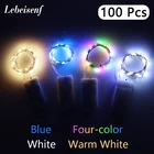 Рождественская гирлянда, 1 м, 2 м, 3 м, 5 м, светодиодная гирлянда, уличная сказочная лампа, водонепроницаемая уличная сказочная лампа, праздничное свадебное украшение