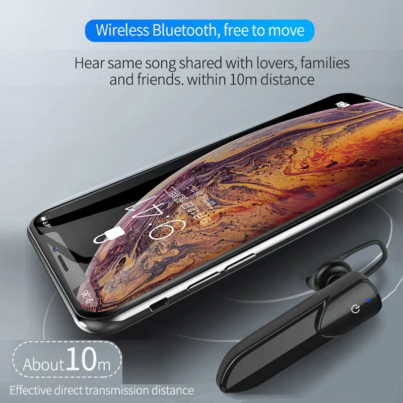 V19 Bluetooth наушники мини Беспроводной Бизнес стерео хэндс-фри набор Шум Conceling