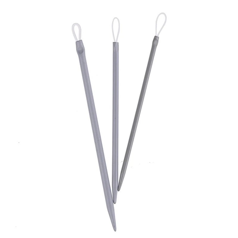 

3pcs/set Big Eye Nylon Wire Knitting Needles Yarn Sewing Needles Apparel Sewing Fabric Art Craft Wool Thick Knitter Sewing