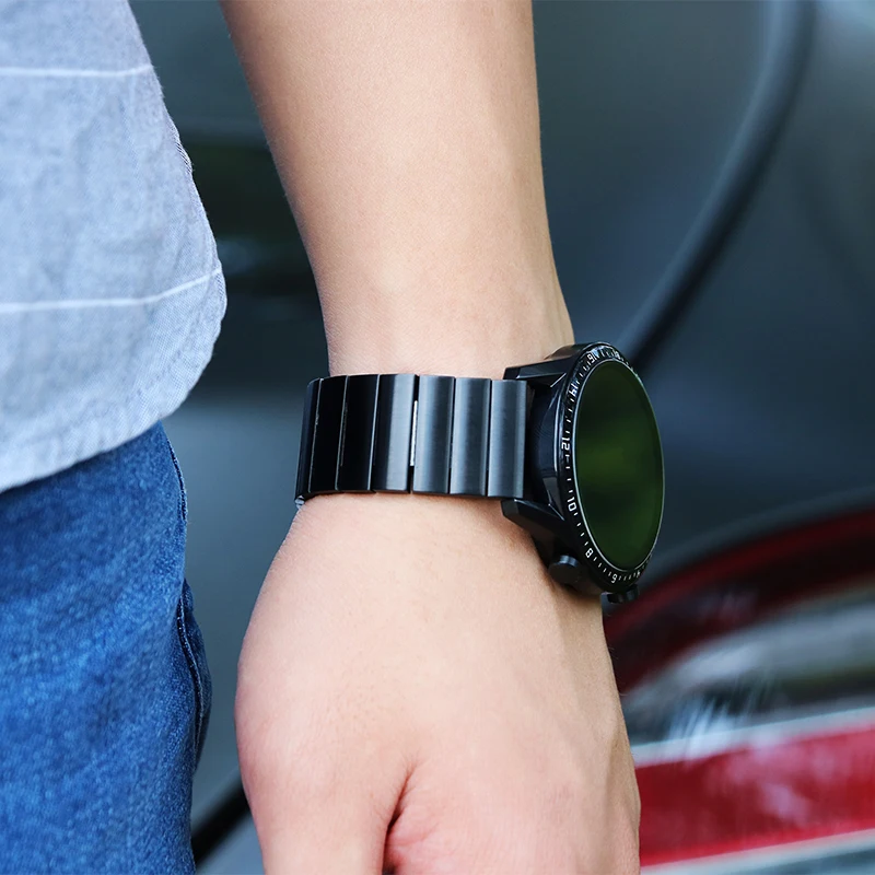 

20mm/22mm watch strap for Samsung Galaxy watch Active 2/46mm/42mm/Gear S3 Frontier band Stainless Steel Huawei watch GT 2 strap