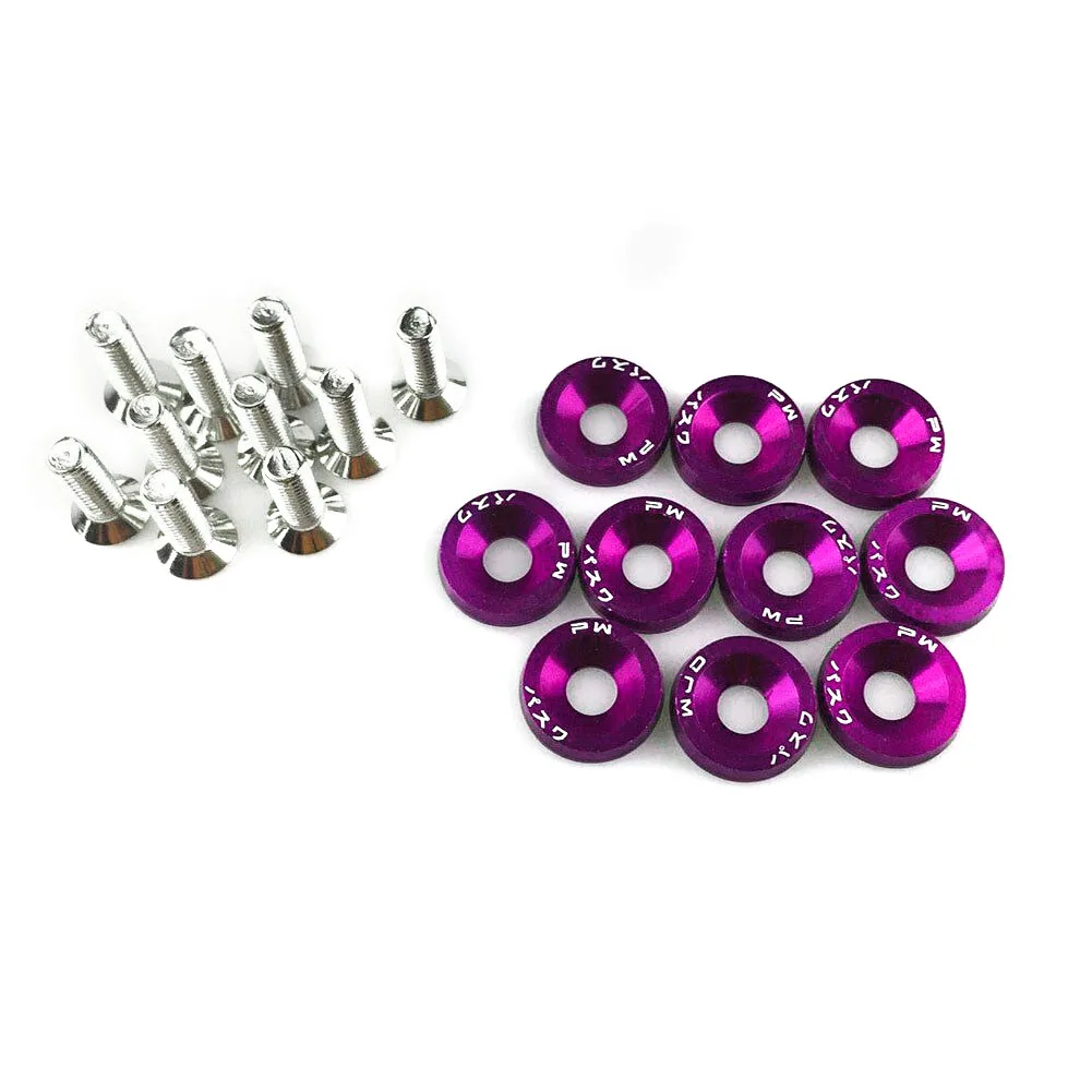 20 шт Мини шлицевой машины использовать алюминиевая шайба вогнутый двигатель из