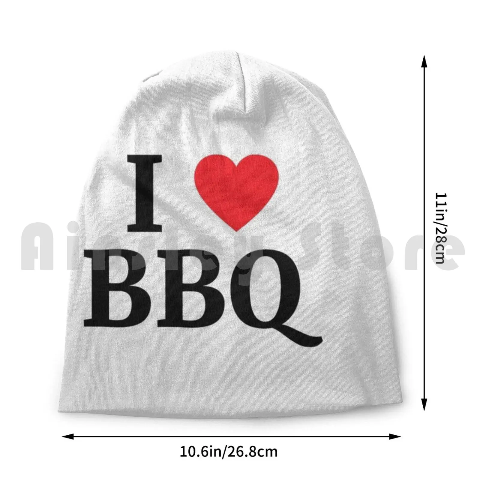 I Love шапочки для барбекю в форме сердца пуловер шапка Удобная гриля приготовления