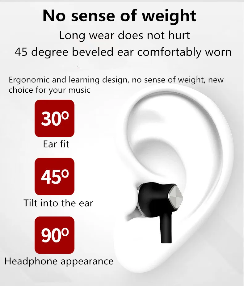 Bluetooth 5 0 наушники беспроводные шейные стерео вкладыши с микрофоном CVC 6 IPX6