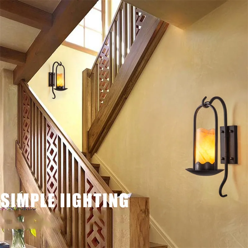 Настенный светильник AOSONG в форме доломитовой свечи классический декоративный