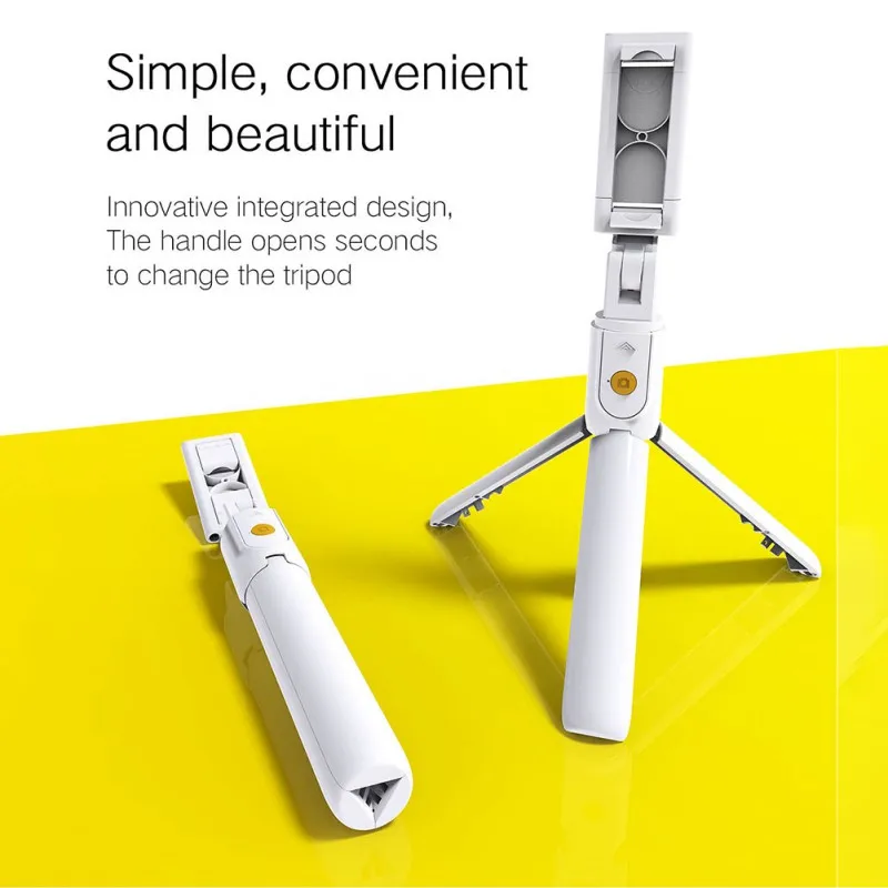 Universal Bluetooth Selfie Stick Foldable Tripod Wireless Shutter Extendable Monopod | Электроника