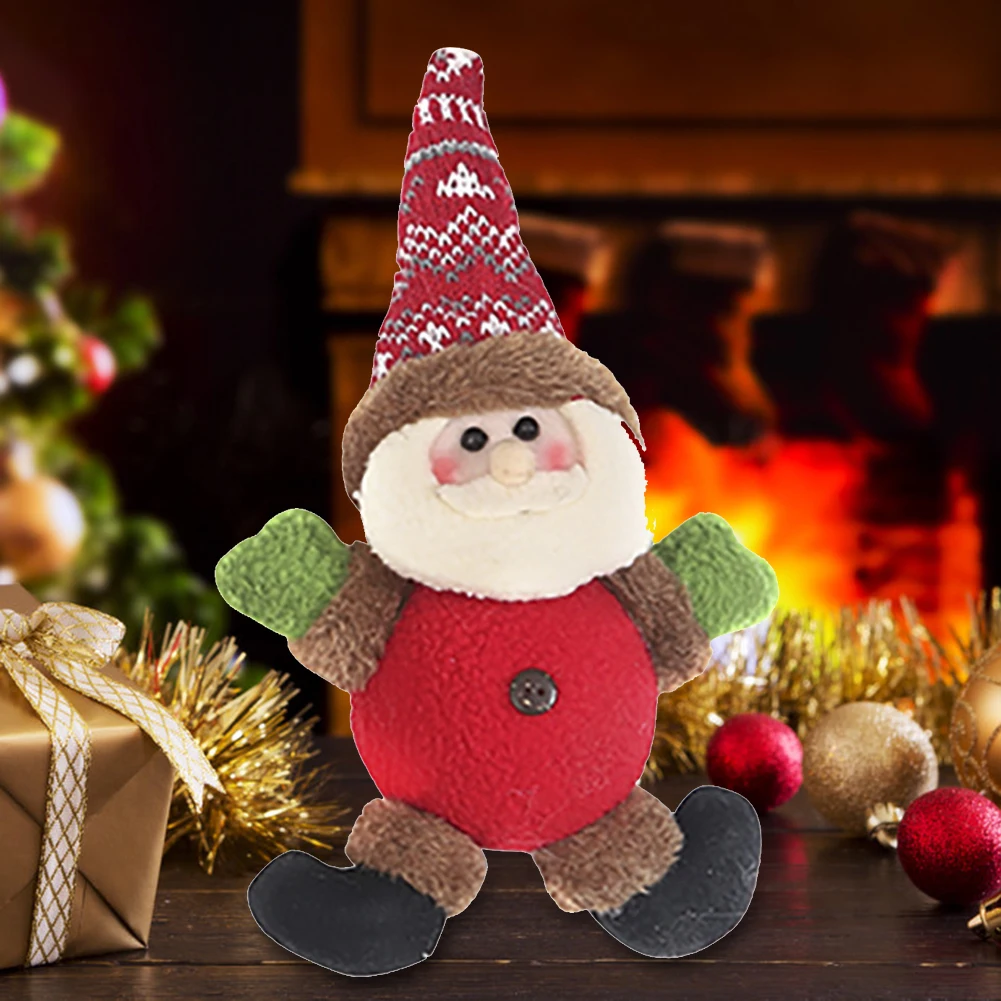 

Рождественское Изысканное новогоднее подвесное украшение для дверей и окон подвесные светильники для рождественской елки куклы украшения...