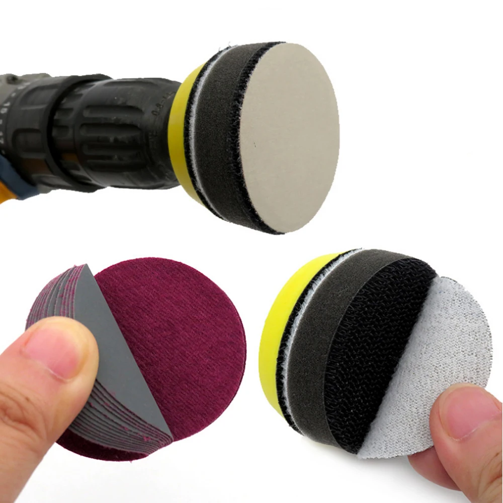 

Upgrade 20Pcs 2Inch (50mm )Wet Dry Sandpaper Assortment 80-600 Grit Sander Disc Round Abrasive Sandpaper