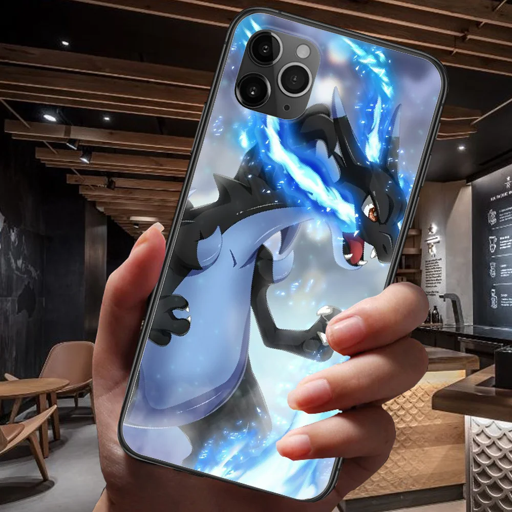 

Pokemons Anime Cartoon Phone Case For Iphone 4 4s 5 5S SE 5C 6 6S 7 8 Plus X XS XR 11 12 Mini Pro Max 2020 black Cell Soft Funda
