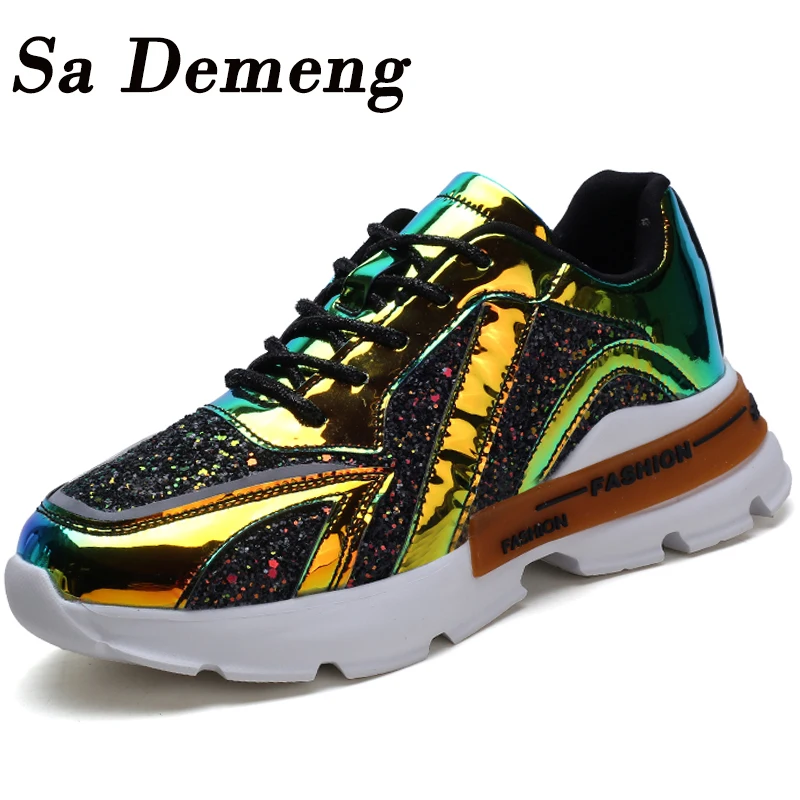 Кроссовки женские на массивной платформе повседневная теннисная обувь дышащие