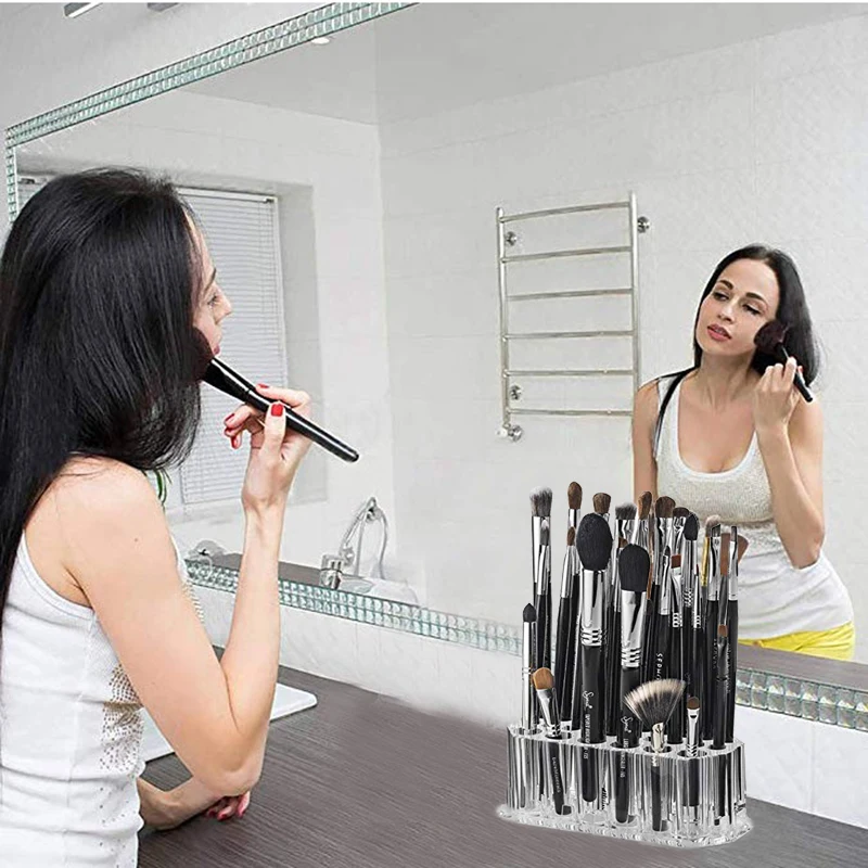 Органайзер акриловый для карандашей и подводки глаз 26 ячеек | Дом сад