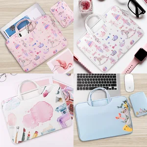 simple nylon cloth laptop bag 13 14 15 6 inch notebook bag for macbook air pro computer handbag travel briefcase for lenovo dell free global shipping