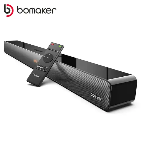 Телевизионная звуковая панель BOMAKER 100 Вт, Bluetooth-динамик, звуковая система для домашнего кинотеатра 2,0 каналов, звуковая панель со встроенным ...