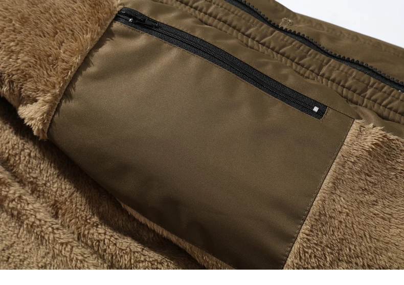 MANTLCONX Men Winter Wool Jackets Coats Thick Cotton Casual Fashion Man Parkas Large Size Jackets Jaqueta Outwear Coat Men