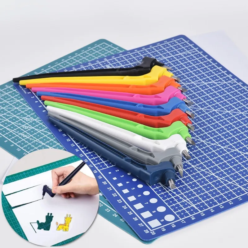 

3 Replace Knife 360 Rotating Blade DIY Art Craft Cutting Tools Paper Cutter Wear Resisting Cutting Tool Window Grilles Making