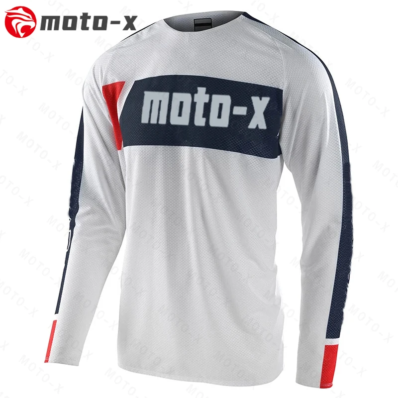 

2022 New Motorcycle Mountain Bike Team Downhill Jersey MTB Offroad DH MX Bicycle Locomotive Shirt Cross Country Moto-x hpit fox