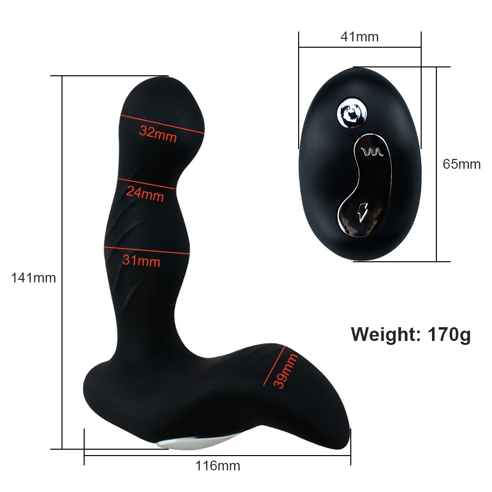Мужская перезаряжаемая черная Анальная пробка nuo массажный вибратор с