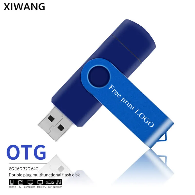 Usb флеш-накопитель, 128 ГБ, 64 ГБ, карта памяти, 8 ГБ, 4 Гб, для телефона, флешка, 16 ГБ, металлический u-диск, OTG, флеш-накопитель, 32 ГБ, бесплатный логотип на заказ