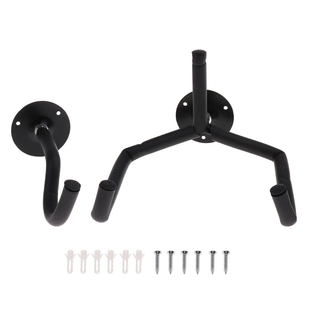 Прочная металлическая горизонтальная настенная вешалка с крючком подставка