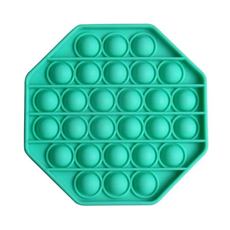 

Push Bubble Fidget Toys pop it Autism Special Needs Stress Reliever Helps Relieve Stress Soft Squeeze Toy