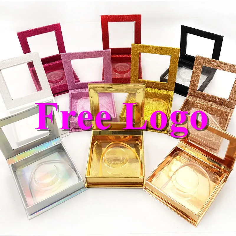 Пустая квадратная коробка для ресниц упаковочная 3d 5d полоса | Красота и здоровье