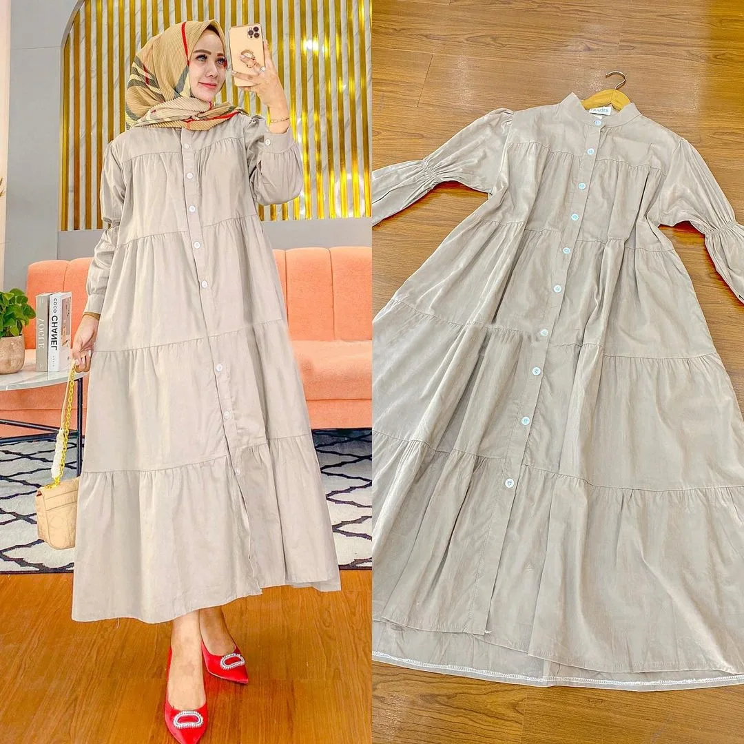 Abaya Dubai Turkey Long Dresses for Muslim Women Hijab Dress Islam European Clothing Vestidos Largos Vetement Musulmane Femme