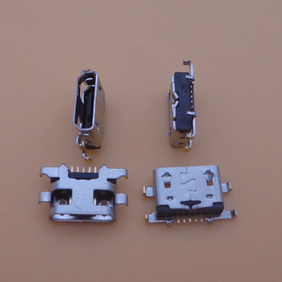 

100pcs Micro mini USB jack Socket Connector charging port dock plug replacement repair parts for Lenovo K5 note K32 c36U