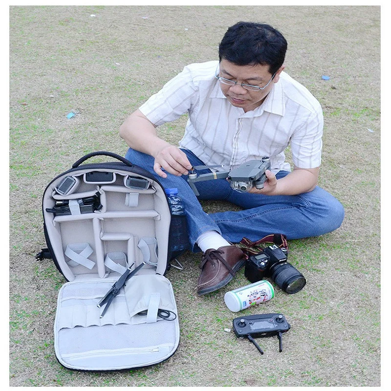 for dji mavic drone backpack professional uav drone camera lens bag pro backpack with rain cover for dslr dji mavic pro drone free global shipping