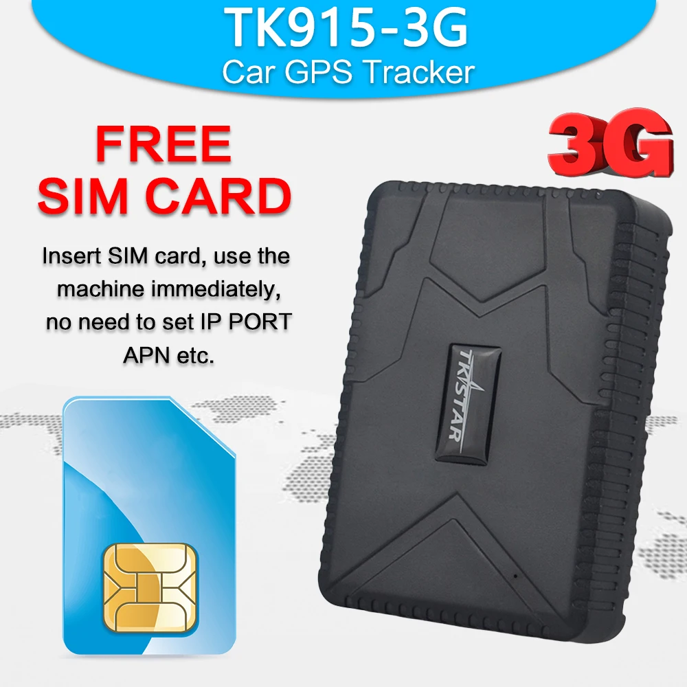 Автомобильный GPS-трекер 3G TK915-3G сильный магнитный автомобильный трекер GPS-локатор