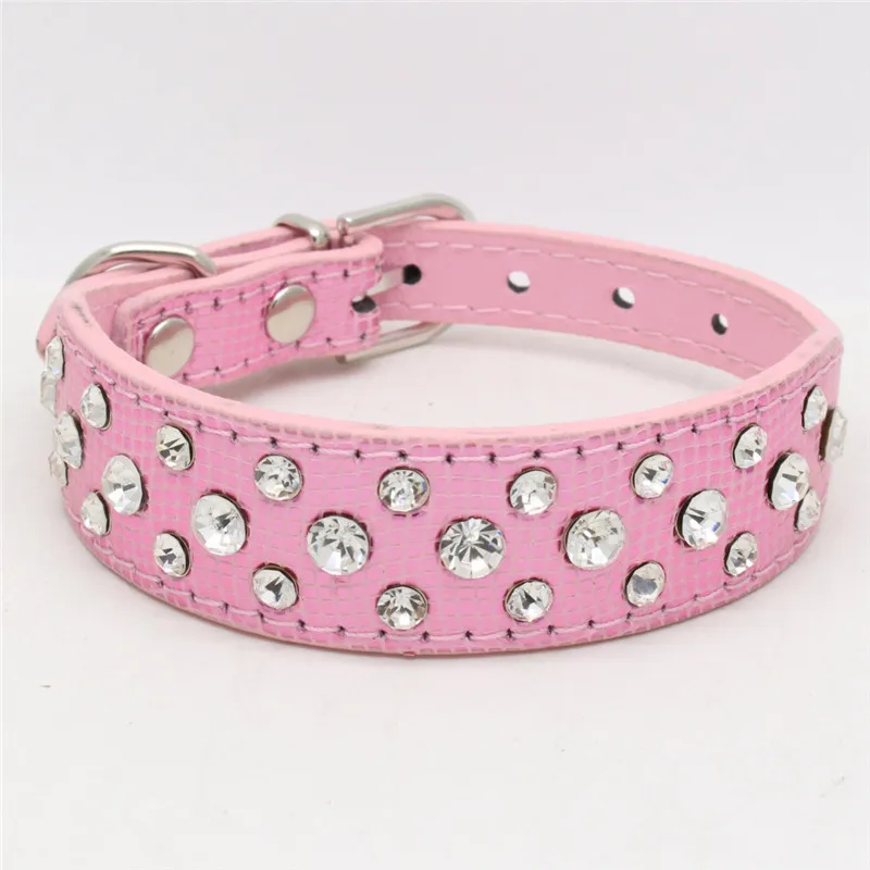 Ошейники Стразы для маленьких кошек и собак товары домашних животных ожерелье