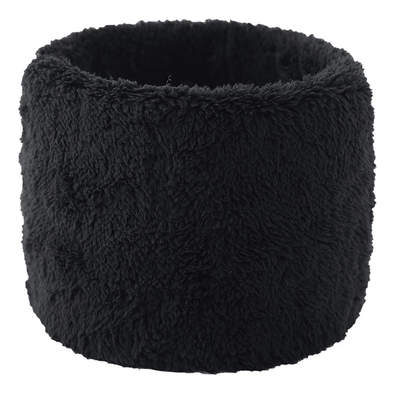 Зимний теплый шарф с флисовой подкладкой нейтральные однотонные шарфы мягкие