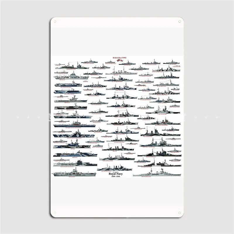 Постер Королевский флот металлический плакат кинотеатр гостиная бар пещера