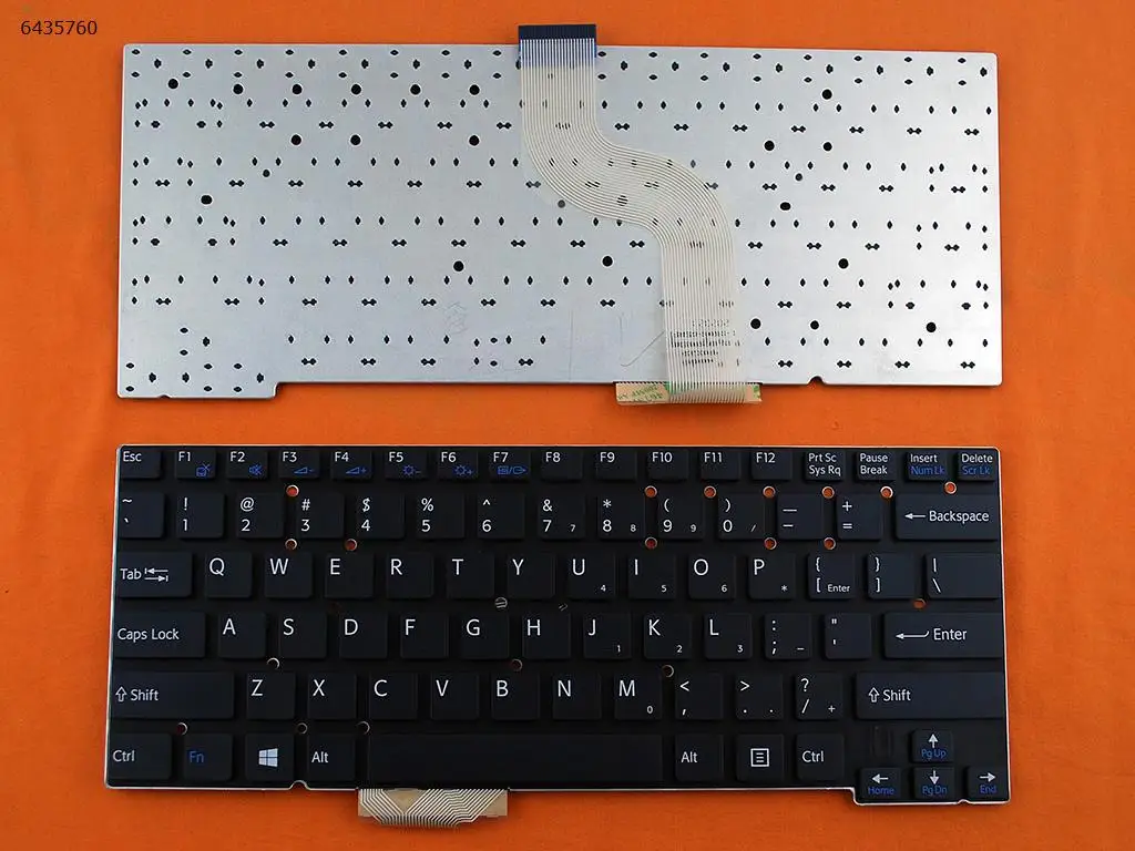 

US QWERTY Layout New Replacement Keyboard for SONY VAIO T13 SVT13 SVT 13 Laptop Black NO Frame Without Foil