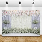 Laeacco Фото фоны свадебные фотографии фоны цветы Цветочная стена фотосессия на день рождения для фотостудии
