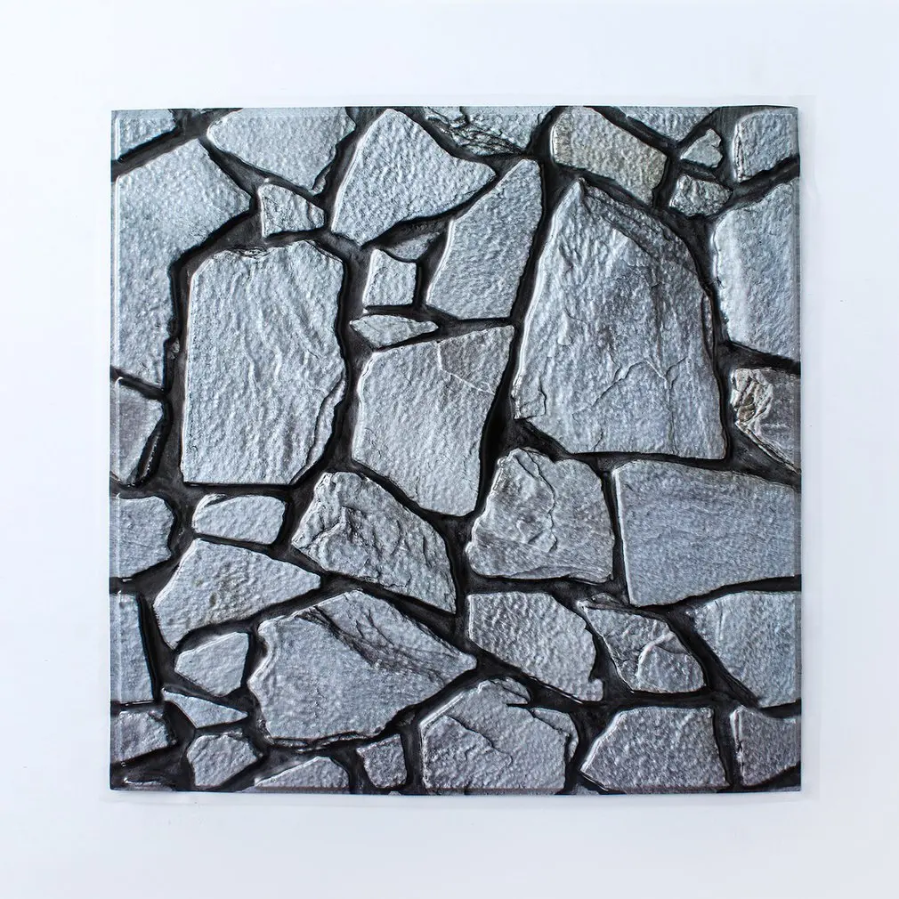 Самоклеящаяся настенная бумага ПВХ водонепроницаемая каменная s кирпичная