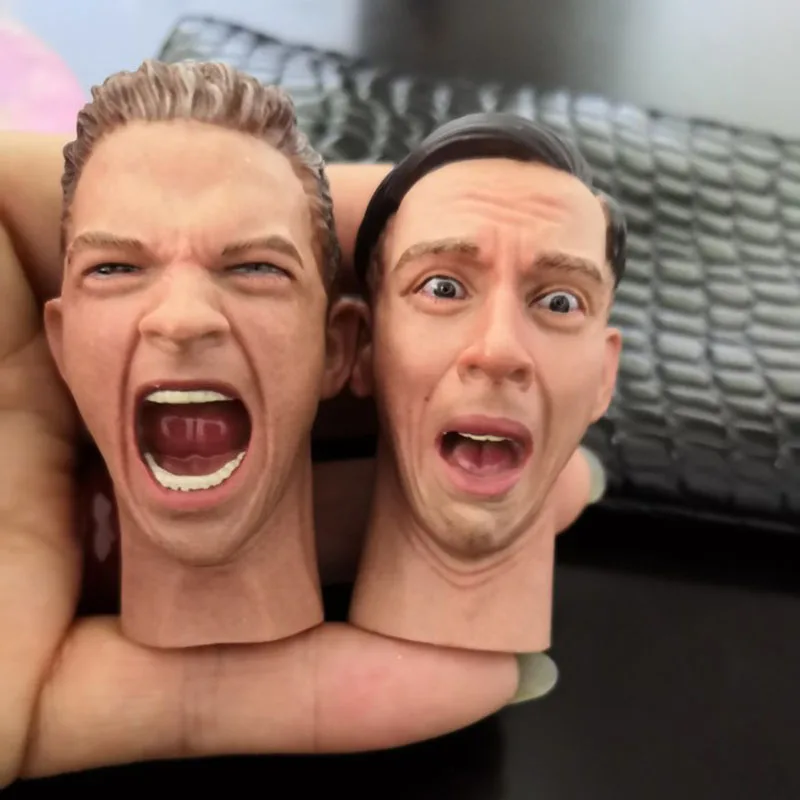 

1/6 Второй мировой войны Мужская Рождественская серия выражение голова лепить H004 H005 ПВХ солдат голова резьба по 12 "фигурку средства ухода за ...