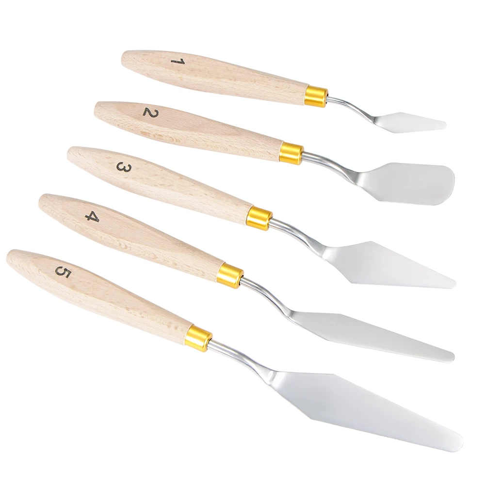 5 шт. Изобразительное искусство Профессиональный Нержавеющая сталь набор