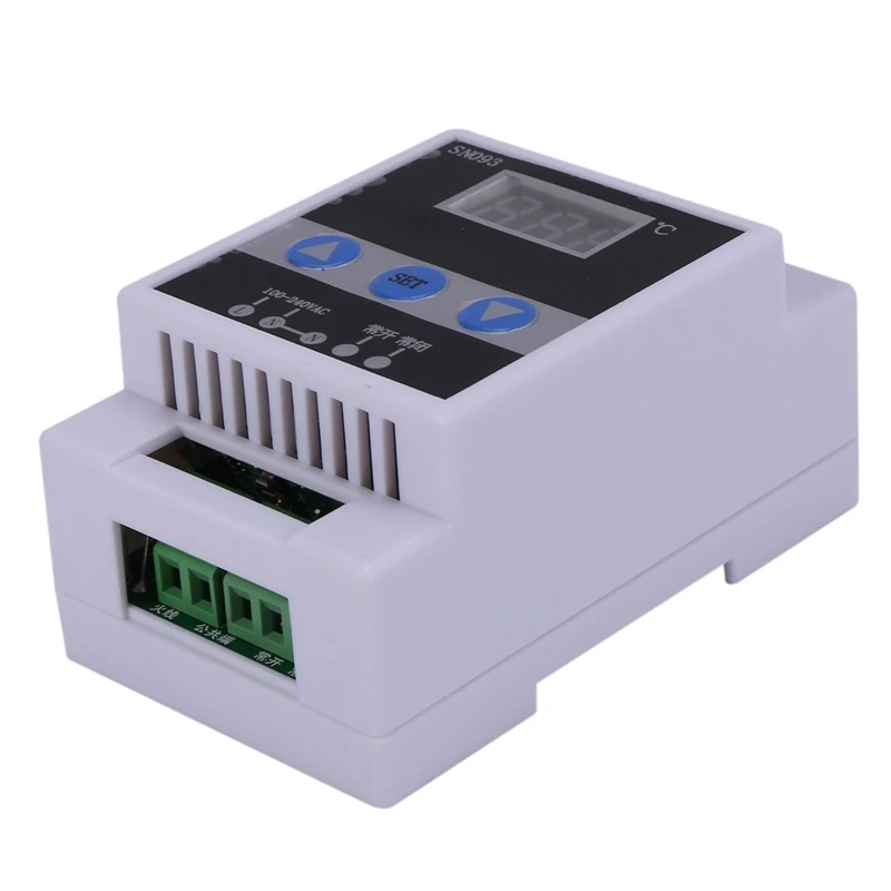 TMC-6000 110-240V Guide Rail Thermoregulator Digital Temperature Controller Thermostat Refrigeration Heating Control | Инструменты
