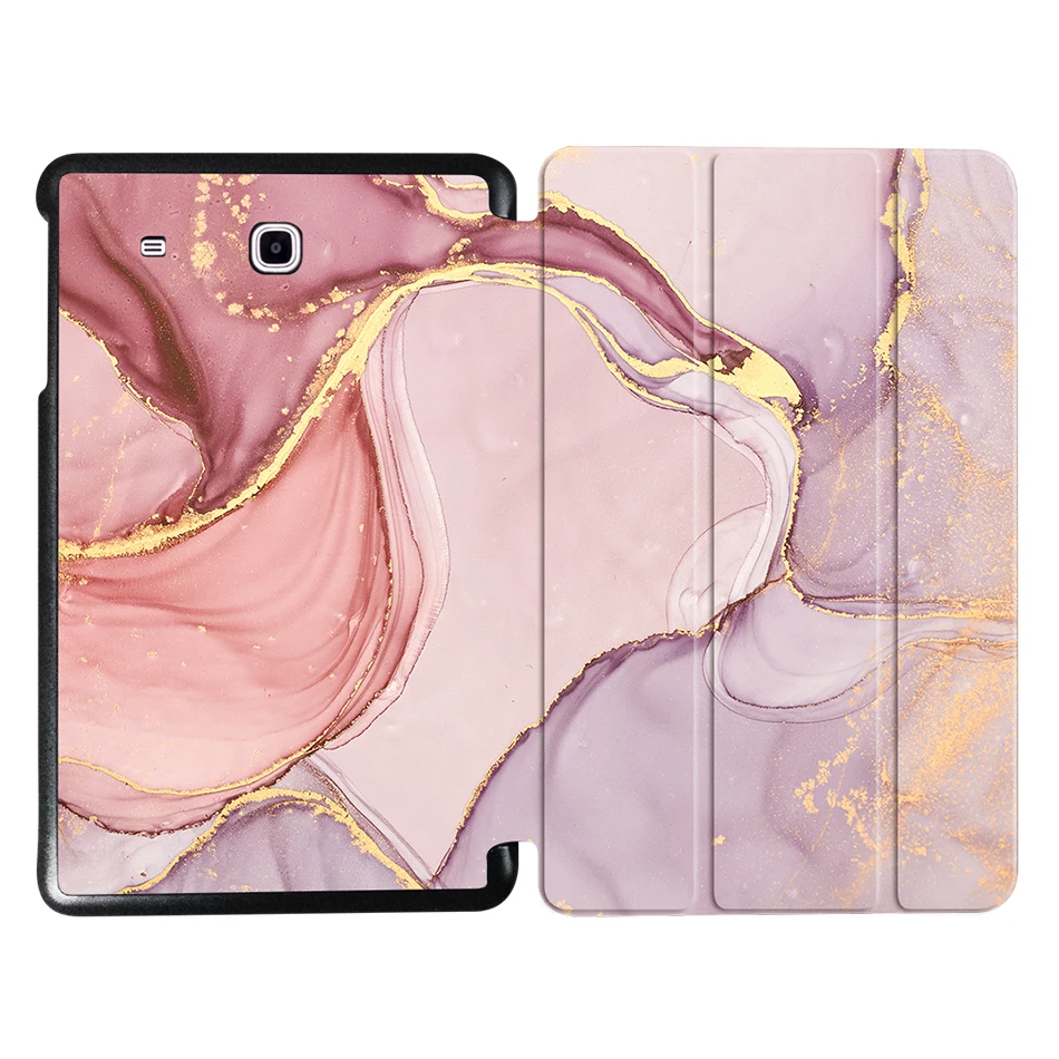 MTT чехол для samsung Galaxy Tab E 9,6 ''T560 T561 SM-T561 T565 Funda откидной трехслойный чехол из искусственной кожи с мраморной текстурой для планшета - Цвет: SS10
