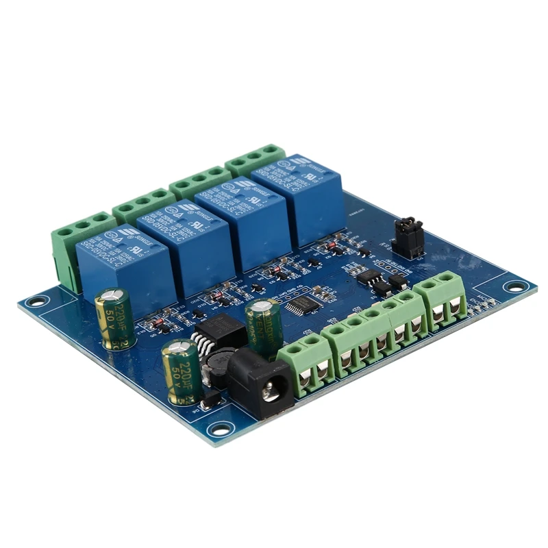 Modbus Rtu 4 Ch реле Модуль Вход 485 Ttl коммуникационная плата интерфейса Uart канальный на