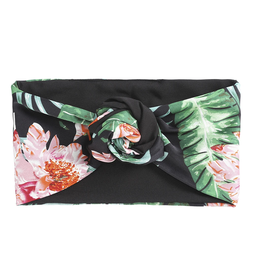 Женские Повязки На Голову AWAYTR мягкие повязки на голову с цветочным принтом