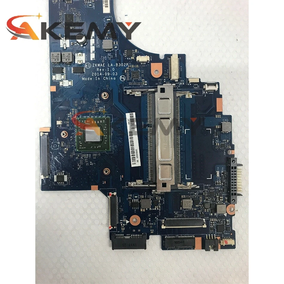 AKEMY ZKWAE LA-B302P для TOSHIBA Satellite C50 C55 C50D C55D C55Dt-B Материнская плата ноутбука DDR3L ЦП AMD на