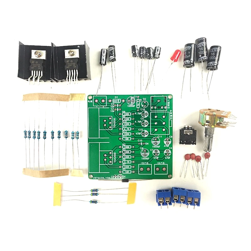 2 0 двухканальный чистый задний этап TDA2030A аудио DIY Плата усилителя мощности
