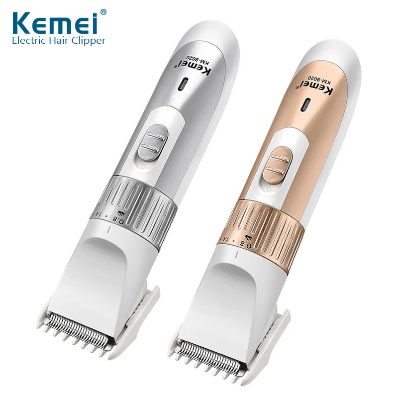 Kemei сталь Беспроводная Машинка для стрижки волос 0 мм Триммер Профессиональный