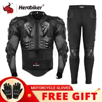herobiker motorcycle jacket motocross riding motorbike protection armor equipment racing body armor moto ptotective gears combin