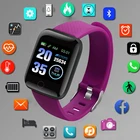 Горячая Распродажа 116plus умные часы для мужчин и женщин дисплей 1,3 дюйма Спортивный Браслет USB Перезаряжаемый Bluetooth-совместимые умные часы 2021