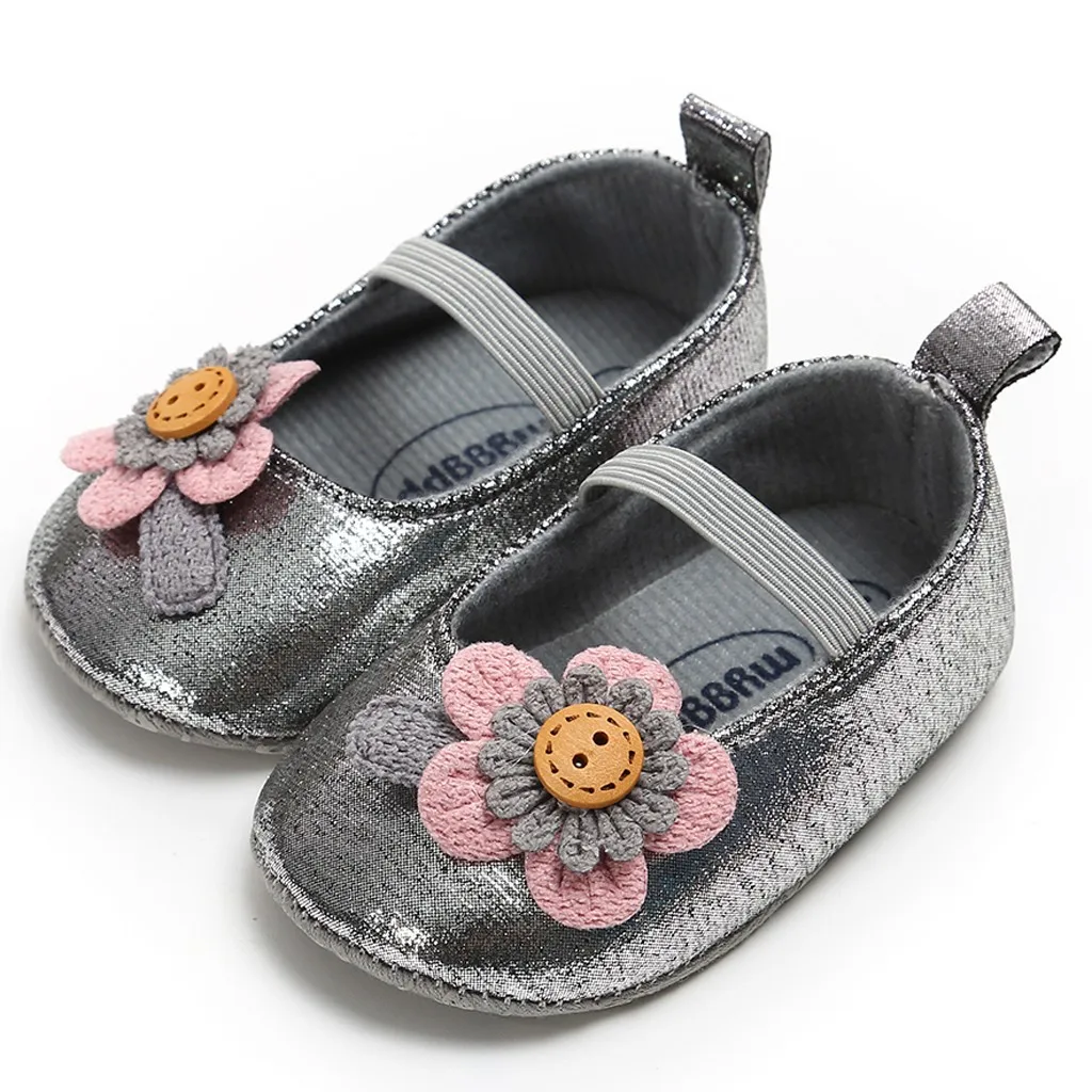 First Walkers Baby Shoes Girls Flower Bling Cuty Pricess Fashion Toddler Kid Schoenen Scarpe Neonata |