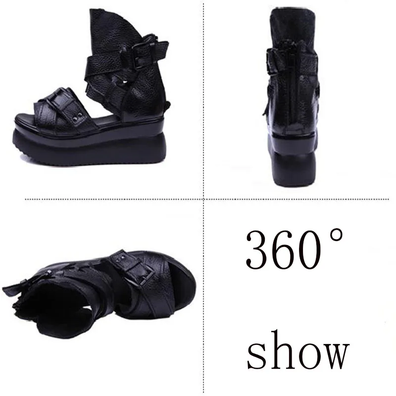 Женские сандалии гладиаторы из качественной искусственной кожи с пряжкой на